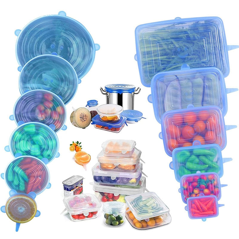 Adjustable Silicone Lids - (6-Piece Kit)