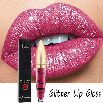 Diamond Lip Gloss Matte To Glitter